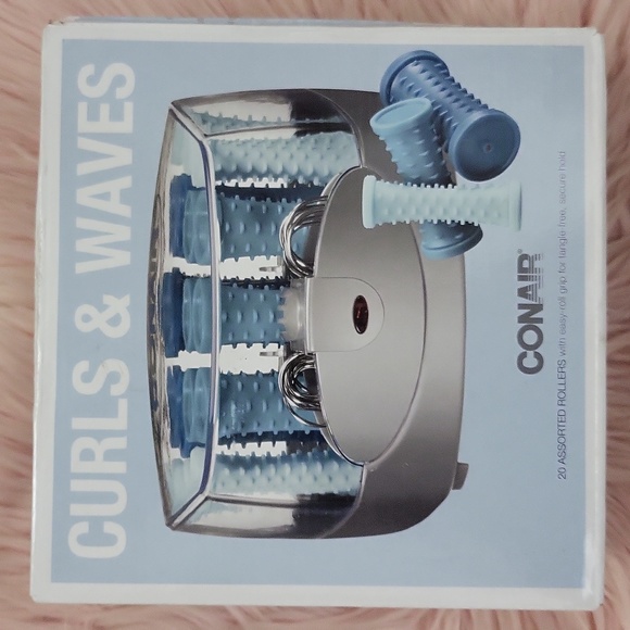 Brand New CONAIR CURLS & WAVES COMPACT Heat Rollers-20CT. - Picture 1 of 4
